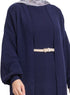 Medieval Blue Dress Knit Suit - Khotwh